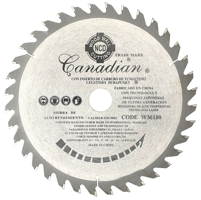 ø180mm Z-36       •     MADERAS NATURALES cortes COMBINADOS