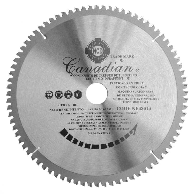 ø250mm Z-80        •     MELAMINA - ALUMINIO No Ferrosos