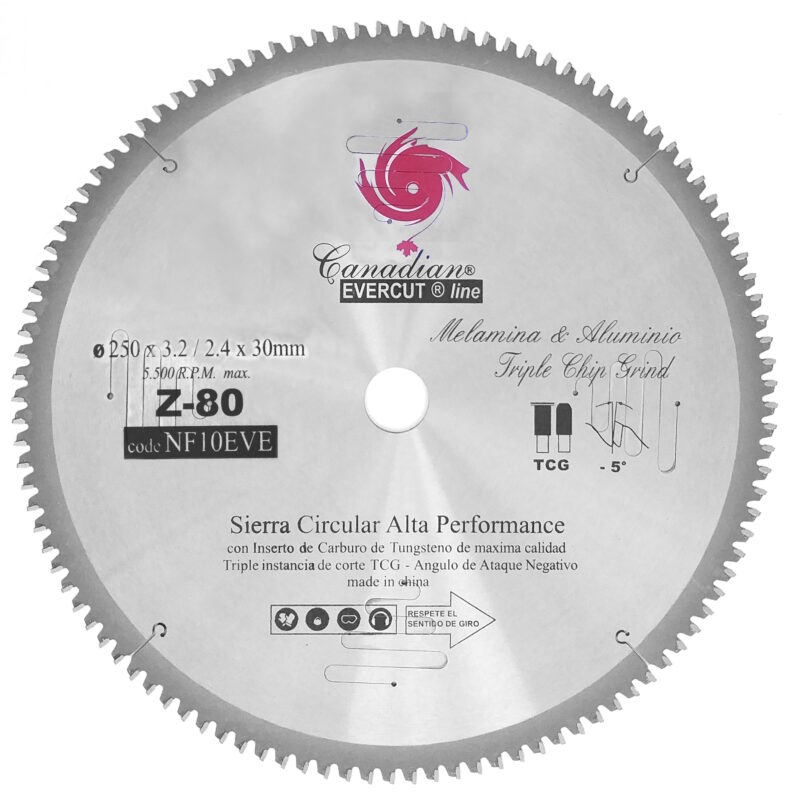 ø250mm Z-80      •     MELAMINA - DOBLE ESPESOR