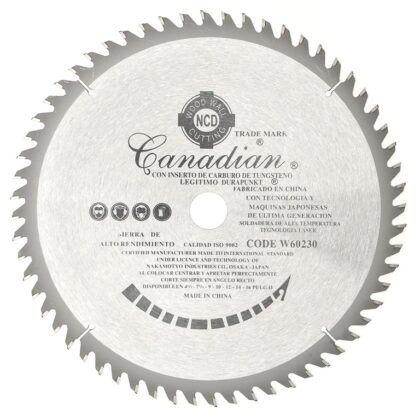ø230mm Z-60       •     MADERAS NATURALES cortes TRANSVERSALES