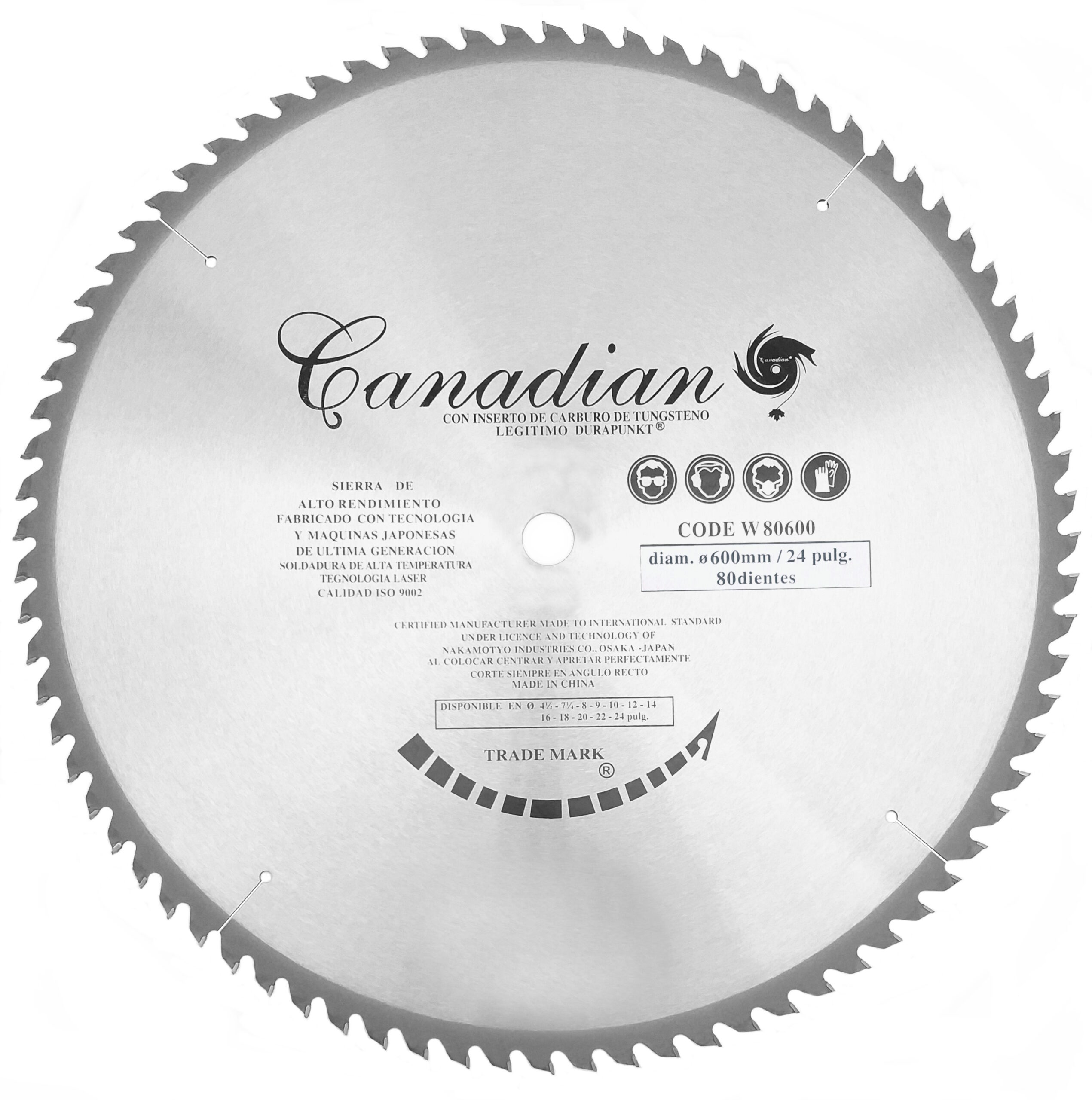 Ø 600mm • Z – 80 • LONGUTUDINAL XL