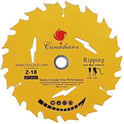 ø180mm Z-18       •     RIPPING